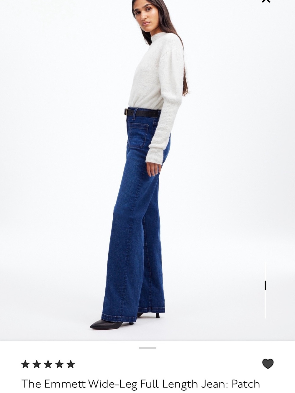 Madewell Wide Leg Jeans - Picture 3 of 11